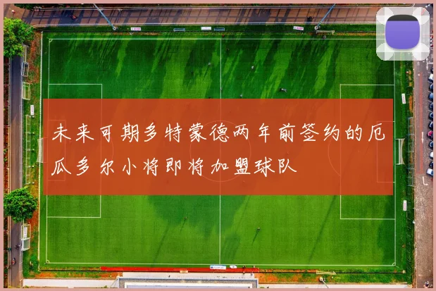 未来可期多特蒙德两年前签约的厄瓜多尔小将即将加盟球队